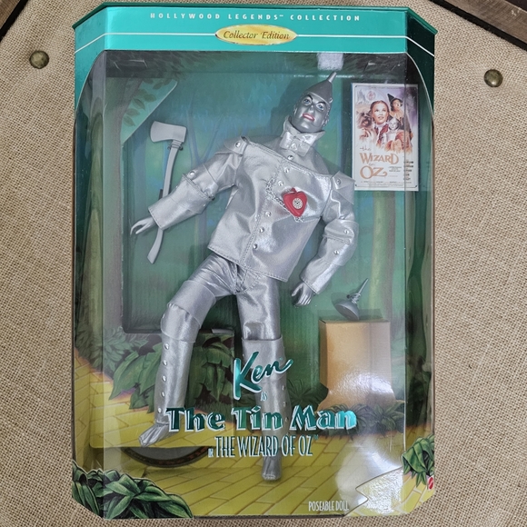 NRFB Ken Tin Man in the Wizard of Oz 1995 Barbie Hollywood Legends Colle… - Picture 6 of 16
